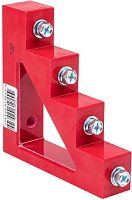 Изолятор силовой ступенчатый тип "Лесенка" EKF PROxima 600А с болтом красный картинка 